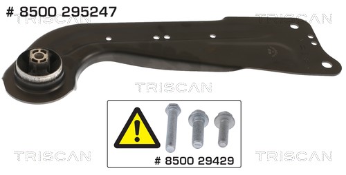 Control/Trailing Arm, wheel suspension TRISCAN 8500295247