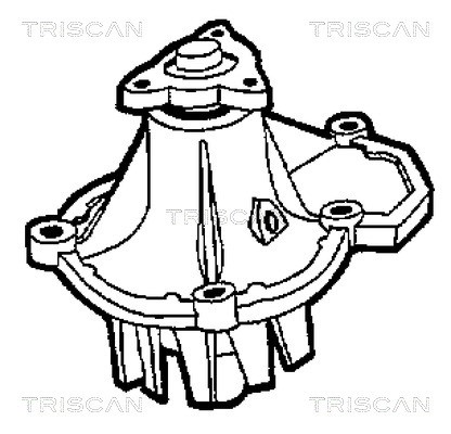 Water Pump, engine cooling TRISCAN 860014003 2