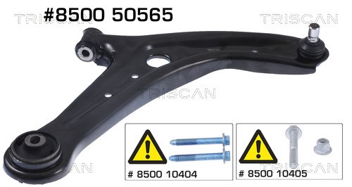 Control/Trailing Arm, wheel suspension TRISCAN 850050565