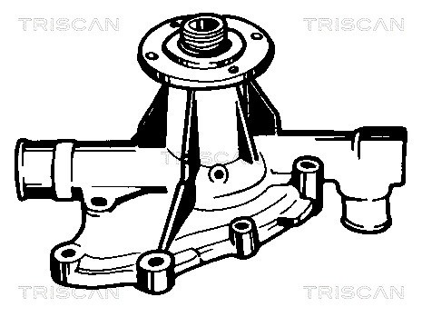 Water Pump, engine cooling TRISCAN 860011025 2