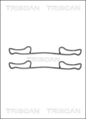 Accessory Kit, disc brake pad TRISCAN 8105101601