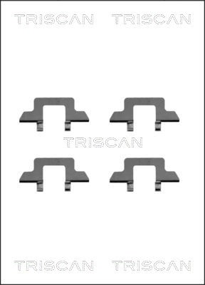 Accessory Kit, disc brake pad TRISCAN 8105381612