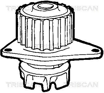 Water Pump, engine cooling TRISCAN 860028844 2