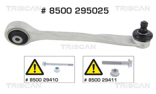 Control/Trailing Arm, wheel suspension TRISCAN 8500295025