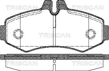 Brake Pad Set, disc brake TRISCAN 811023020