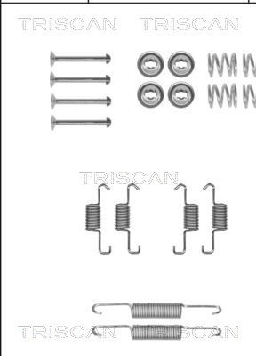 Accessory Kit, parking brake shoes TRISCAN 8105132593
