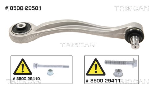 Control/Trailing Arm, wheel suspension TRISCAN 850029581