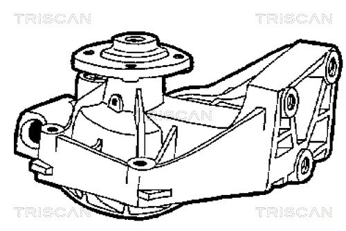 Water Pump, engine cooling TRISCAN 860015017 2