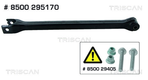 Control/Trailing Arm, wheel suspension TRISCAN 8500295170