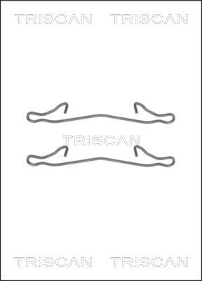 Accessory Kit, disc brake pad TRISCAN 8105161563