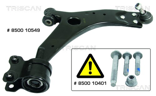Control/Trailing Arm, wheel suspension TRISCAN 850010549