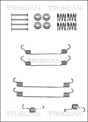Accessory Kit, brake shoes TRISCAN 8105102597