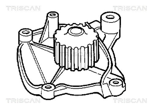 Water Pump, engine cooling TRISCAN 860040003 2