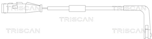 Warning Contact, brake pad wear TRISCAN 811524020