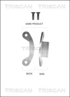 Accessory Kit, parking brake shoes TRISCAN 8105272580