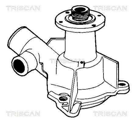 Water Pump, engine cooling TRISCAN 860011023 2