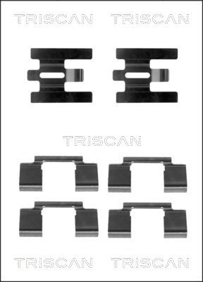 Accessory Kit, disc brake pad TRISCAN 8105271603
