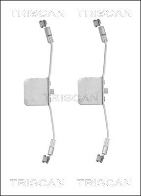 Accessory Kit, disc brake pad TRISCAN 8105271605