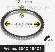 Sensor Ring, ABS TRISCAN 854016401