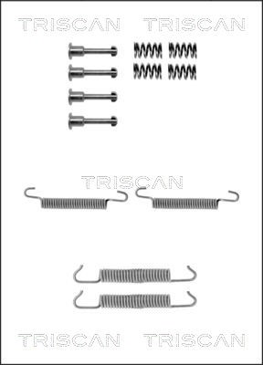 Accessory Kit, parking brake shoes TRISCAN 8105112065