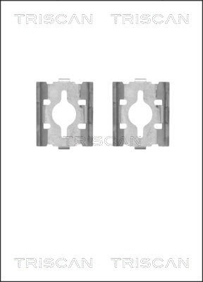 Accessory Kit, disc brake pad TRISCAN 8105101628