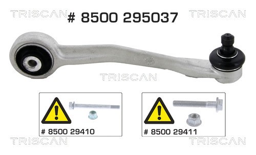 Control/Trailing Arm, wheel suspension TRISCAN 8500295037