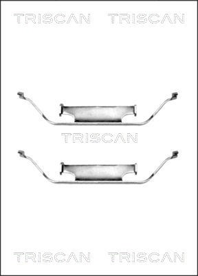 Accessory Kit, disc brake pad TRISCAN 8105111571