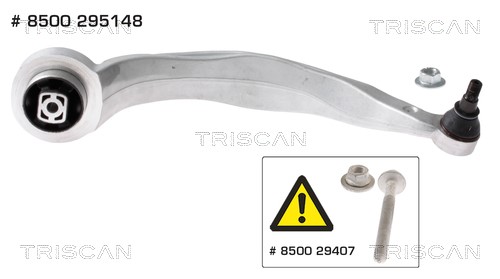 Control/Trailing Arm, wheel suspension TRISCAN 8500295148