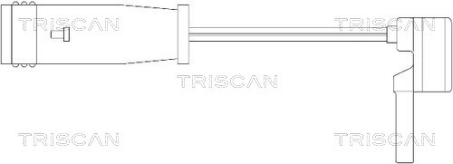 Warning Contact, brake pad wear TRISCAN 811523005
