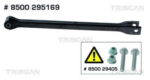 Control/Trailing Arm, wheel suspension TRISCAN 8500295169