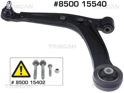 Control/Trailing Arm, wheel suspension TRISCAN 850015540