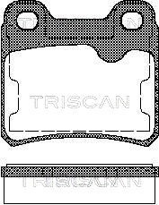 Brake Pad Set, disc brake TRISCAN 811024892