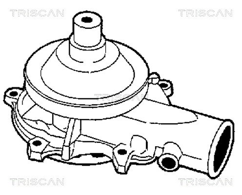 Water Pump, engine cooling TRISCAN 860024007 2