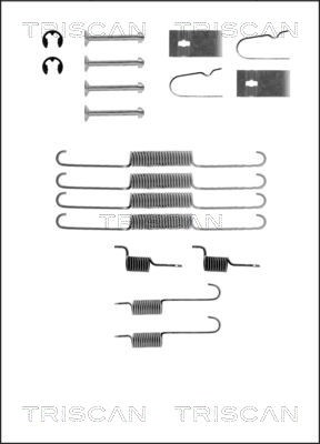 Accessory Kit, brake shoes TRISCAN 8105502501