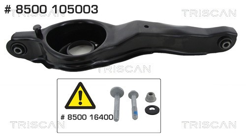 Control/Trailing Arm, wheel suspension TRISCAN 8500105003