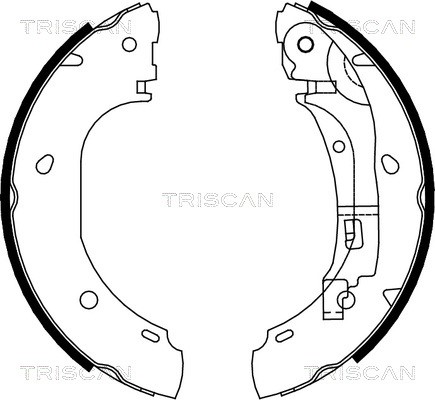 Brake Shoe Set TRISCAN 810010007