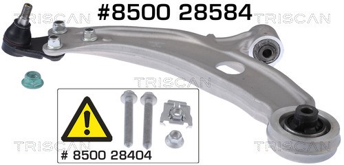 Control/Trailing Arm, wheel suspension TRISCAN 850028584