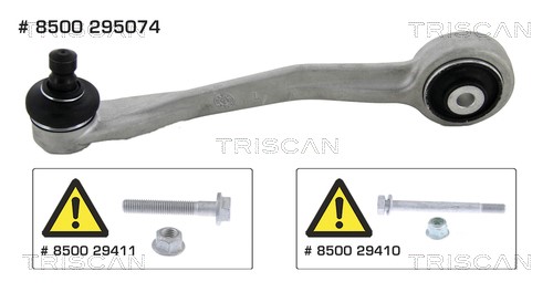Control/Trailing Arm, wheel suspension TRISCAN 8500295074
