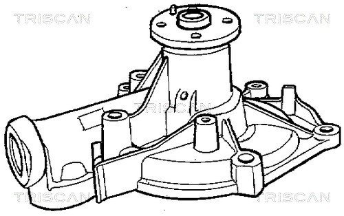 Water Pump, engine cooling TRISCAN 860010952 2