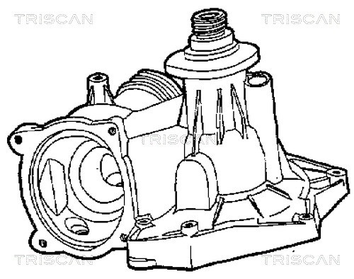Water Pump, engine cooling TRISCAN 860011008 2