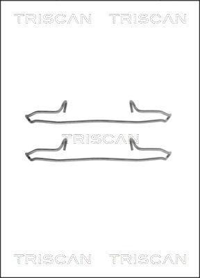 Accessory Kit, disc brake pad TRISCAN 8105101594