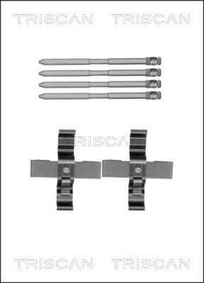 Accessory Kit, disc brake pad TRISCAN 8105291615