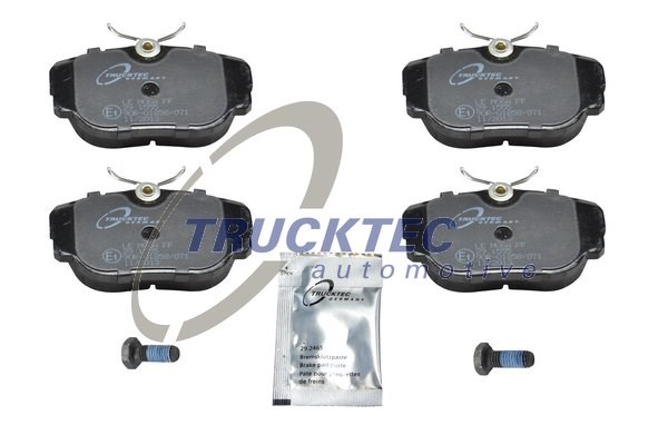 Brake Pad Set, disc brake TRUCKTEC AUTOMOTIVE 0835008