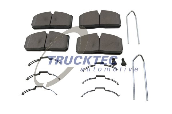 Brake Pad Set, disc brake TRUCKTEC AUTOMOTIVE 0535040