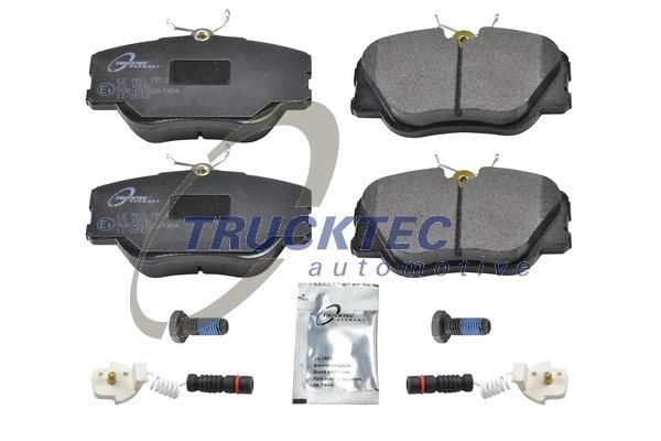Brake Pad Set, disc brake TRUCKTEC AUTOMOTIVE 0235126