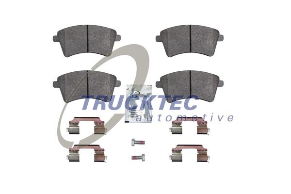 Brake Pad Set, disc brake TRUCKTEC AUTOMOTIVE 0235445