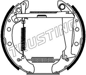 Brake Pad Set, disc brake TRUSTING 6170