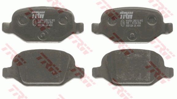 Brake Pad Set, disc brake TRW GDB1384 2