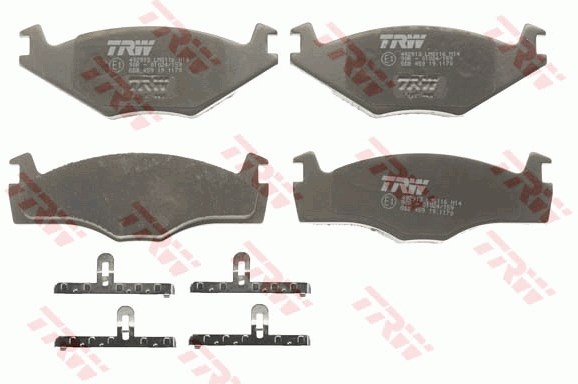Brake Pad Set, disc brake TRW GDB459 2