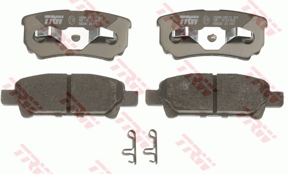 Brake Pad Set, disc brake TRW GDB3341 2